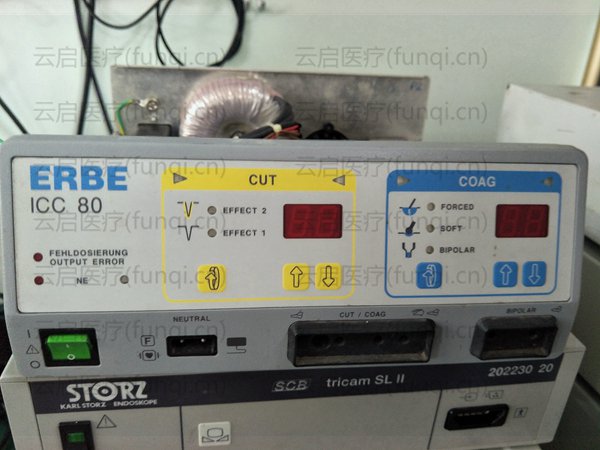 愛(ài)爾博ICC80高頻電刀 電凝或者電切均報(bào)錯(cuò)